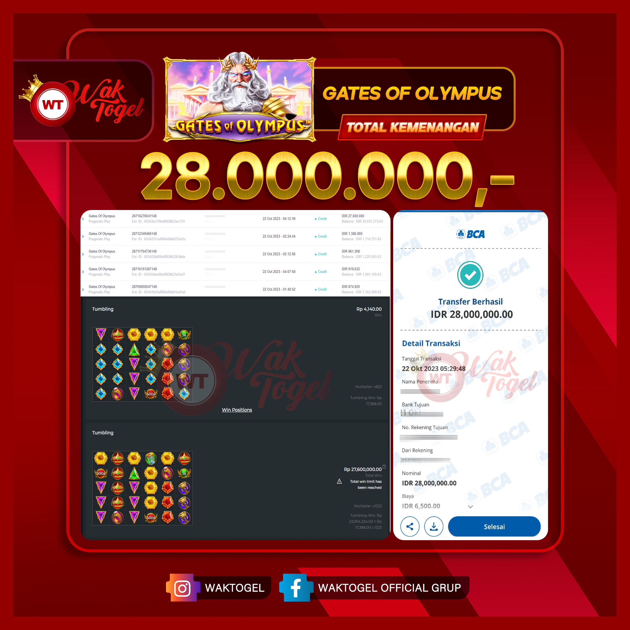 BUKTI PEMBAYARAN SLOT WAKTOGEL