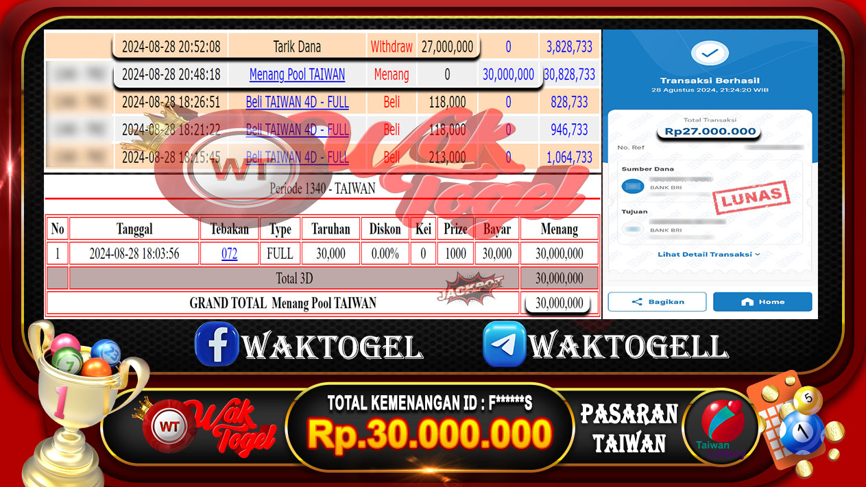 BUKTI PEMBAYARAN TAIWAN WAKTOGEL
