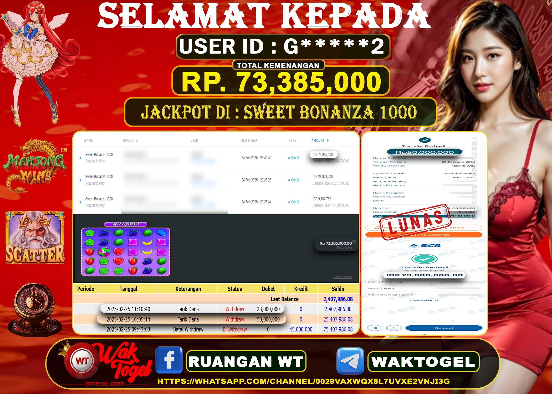 BUKTI PEMBAYARAN SLOT WAKTOGEL