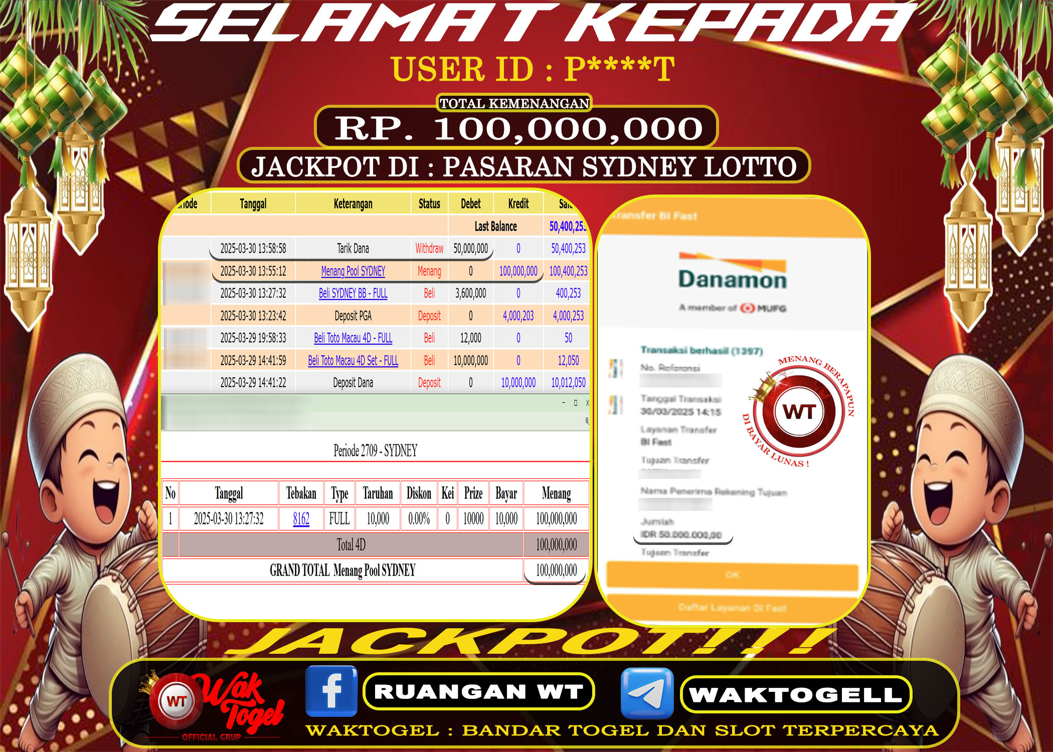 BUKTI PEMBAYARAN SYDNEY LOTTO WAKTOGEL