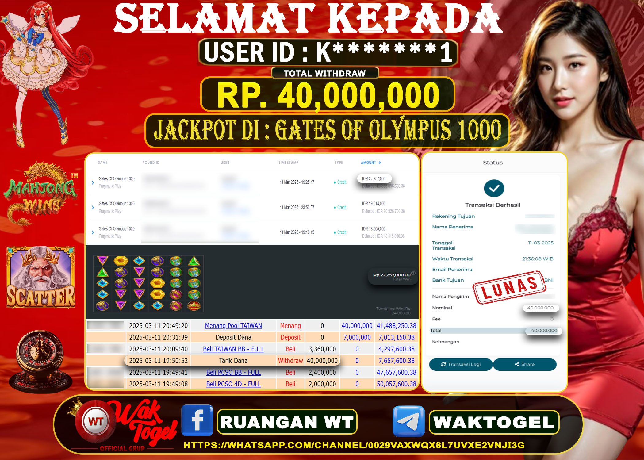 BUKTI PEMBAYARAN SLOT WAKTOGEL