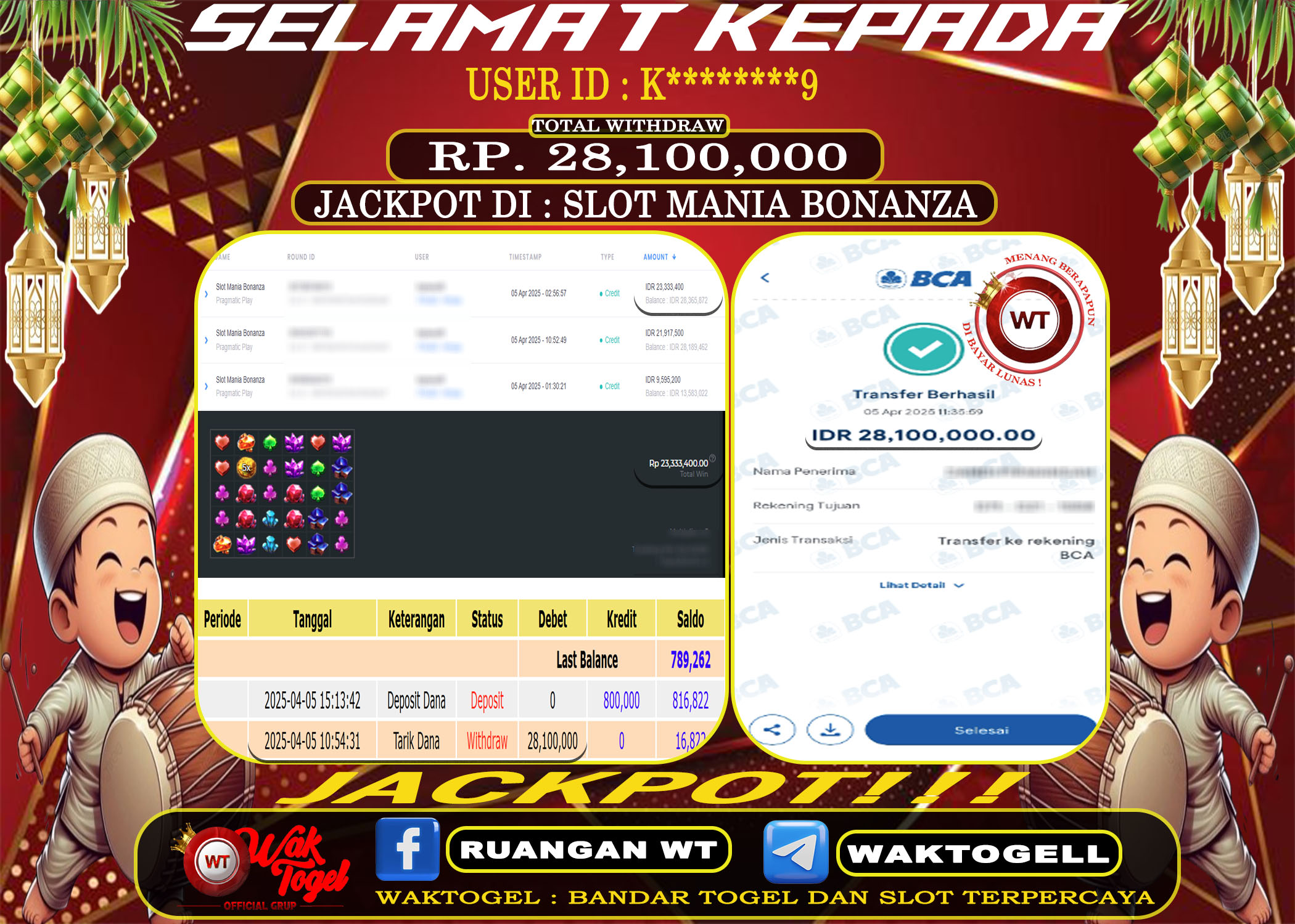 BUKTI PEMBAYARAN SLOT WAKTOGEL