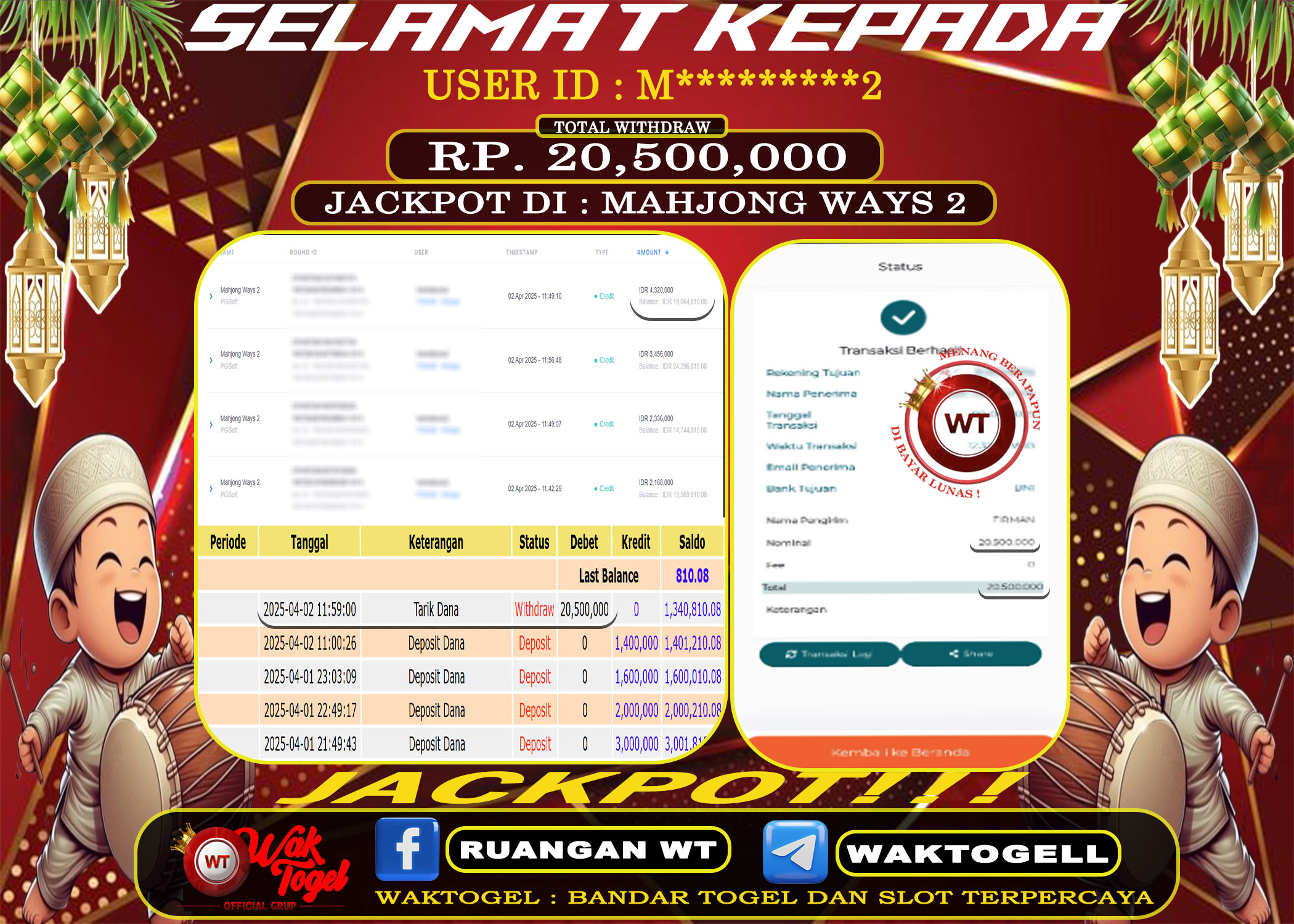 BUKTI PEMBAYARAN SLOT WAKTOGEL