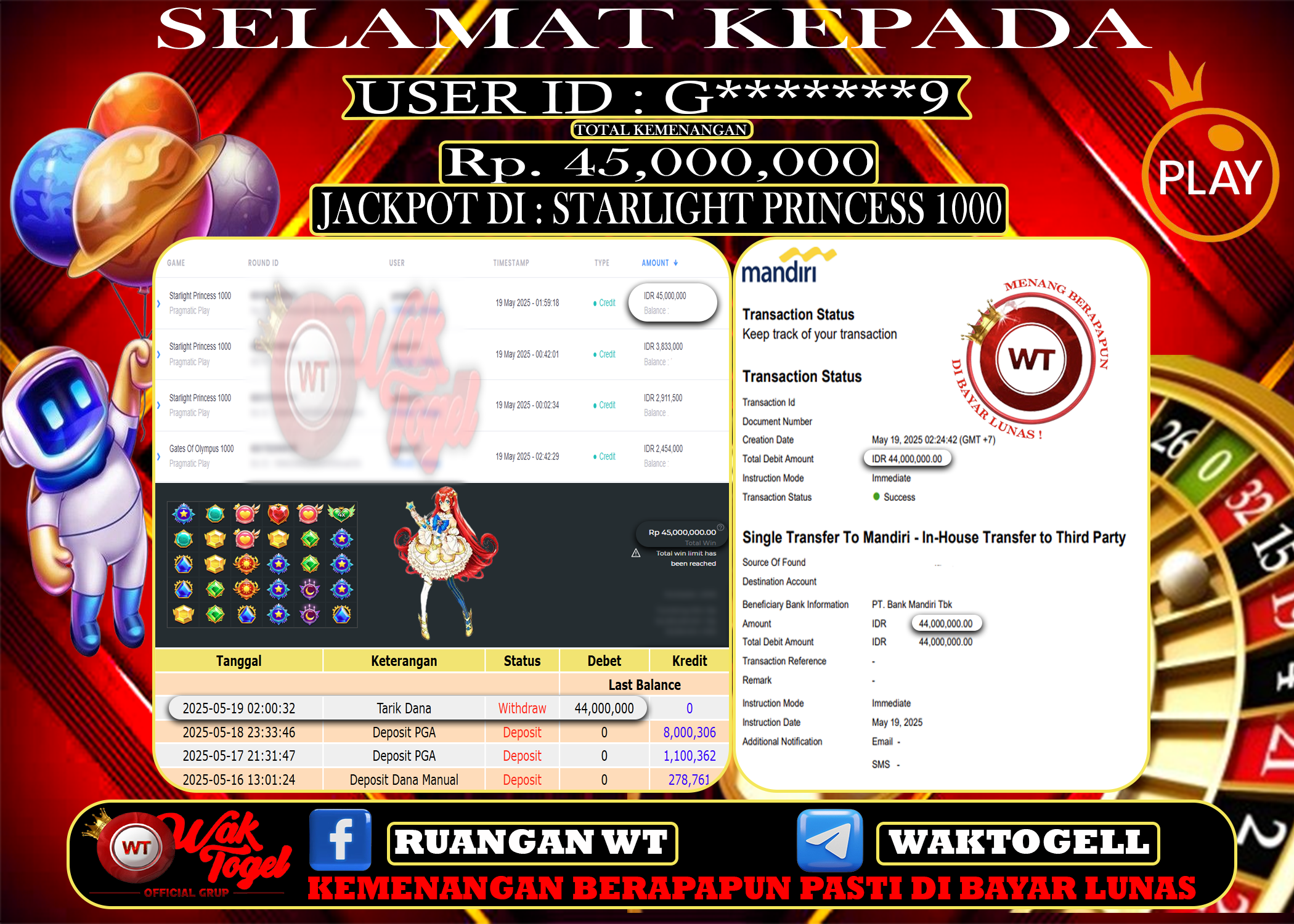 BUKTI PEMBAYARAN SLOT WAKTOGEL