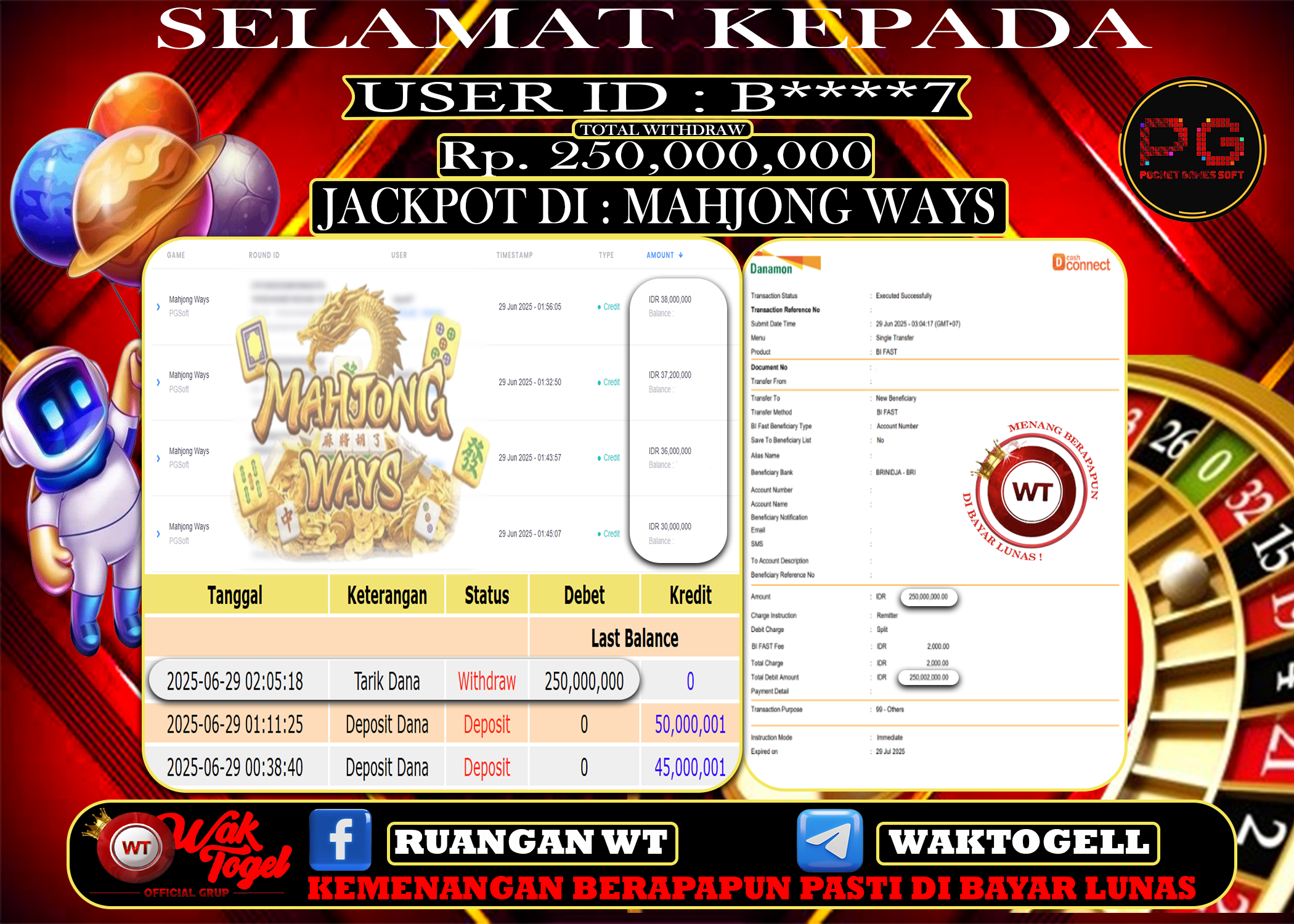 BUKTI PEMBAYARAN SLOT WAKTOGEL