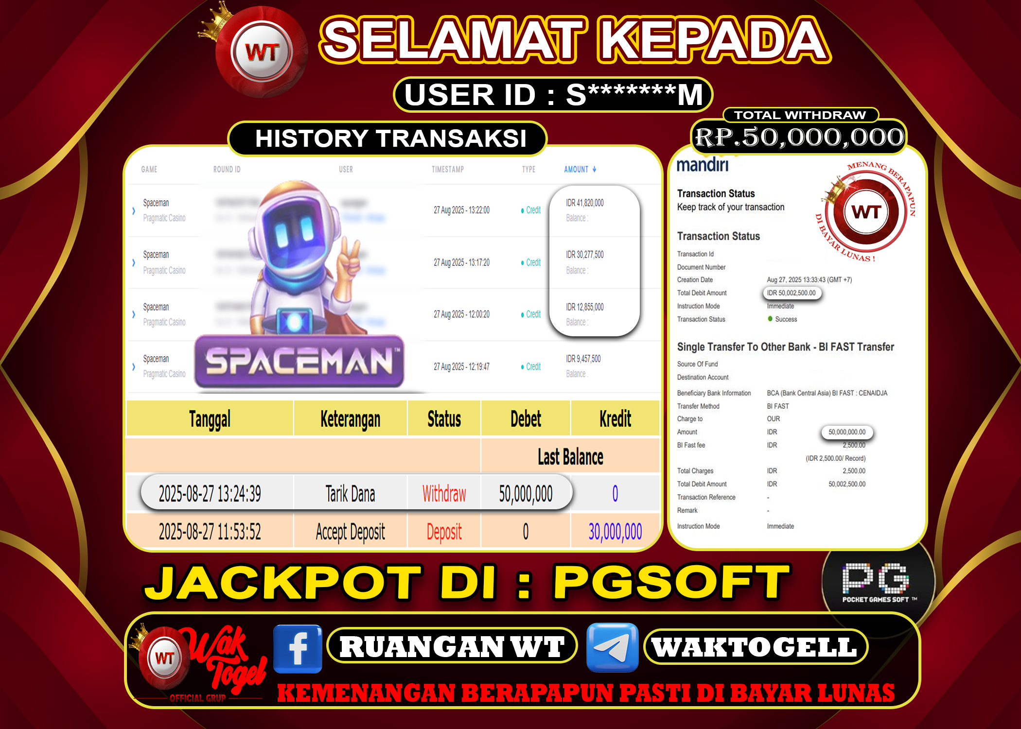 BUKTI PEMBAYARAN SLOT WAKTOGEL