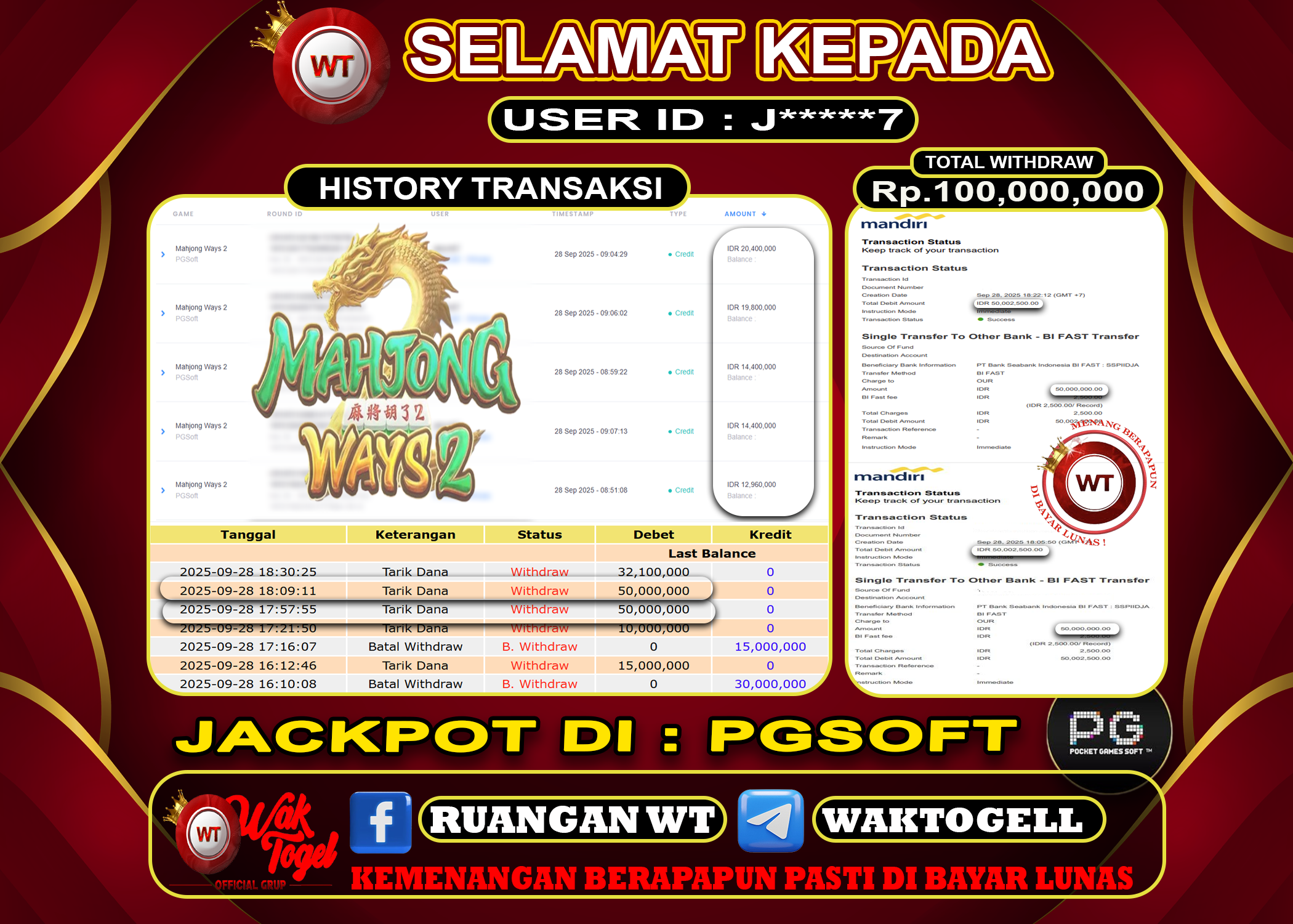 BUKTI PEMBAYARAN SLOT WAKTOGEL