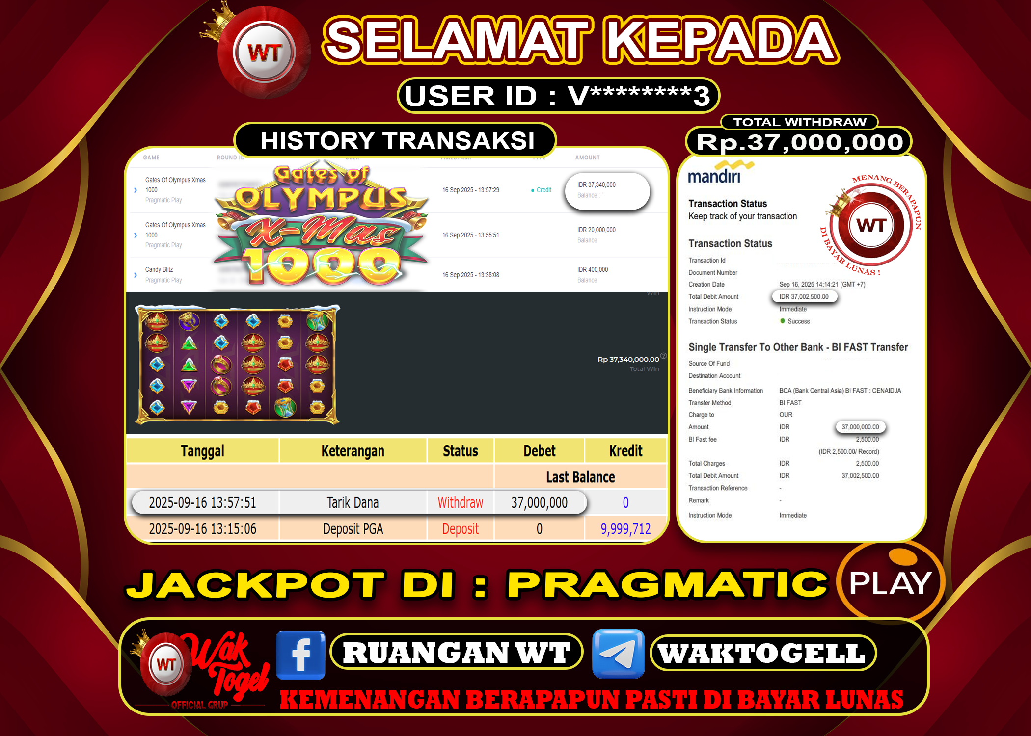BUKTI PEMBAYARAN SLOT WAKTOGEL