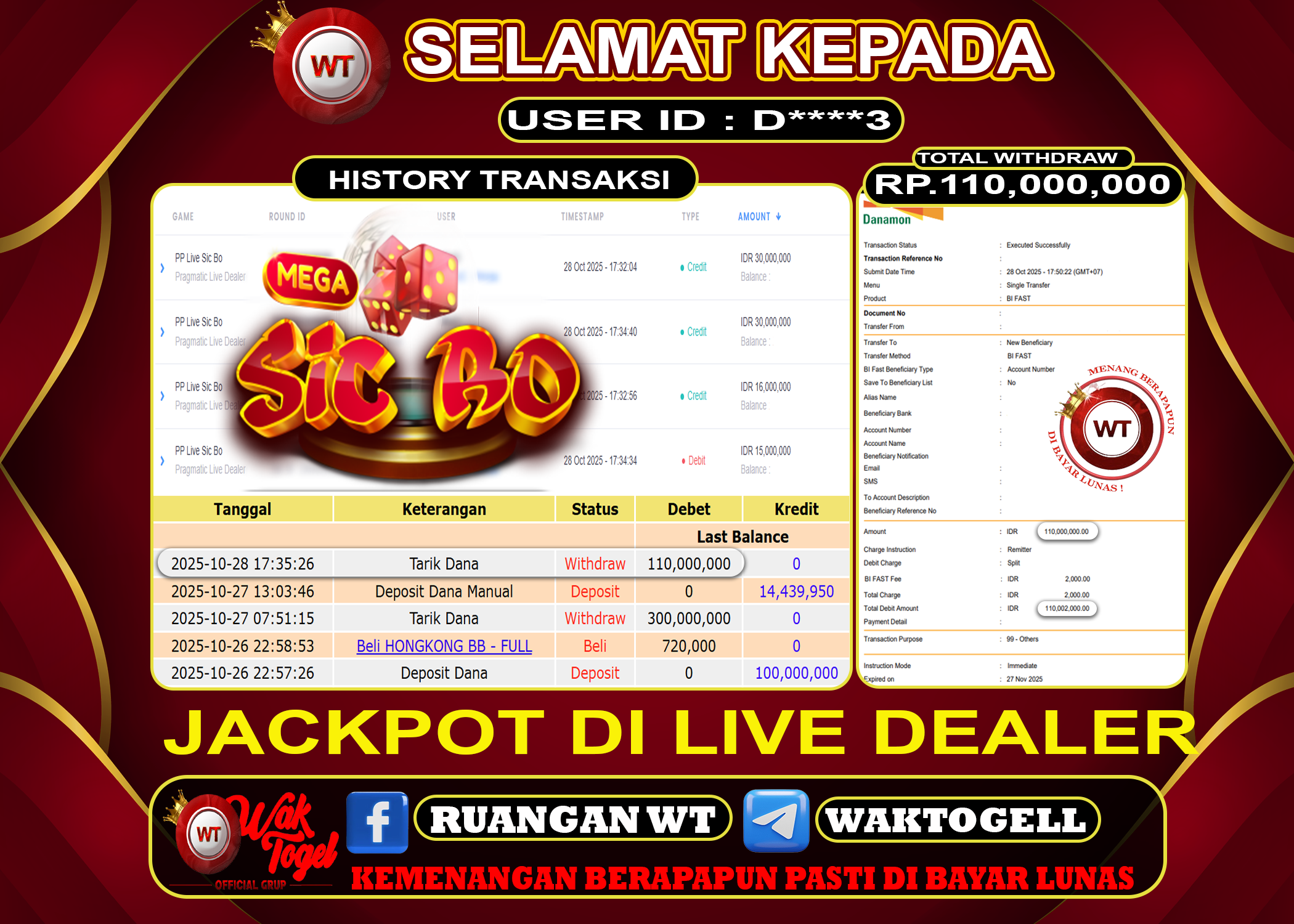 BUKTI PEMBAYARAN SLOT WAKTOGEL