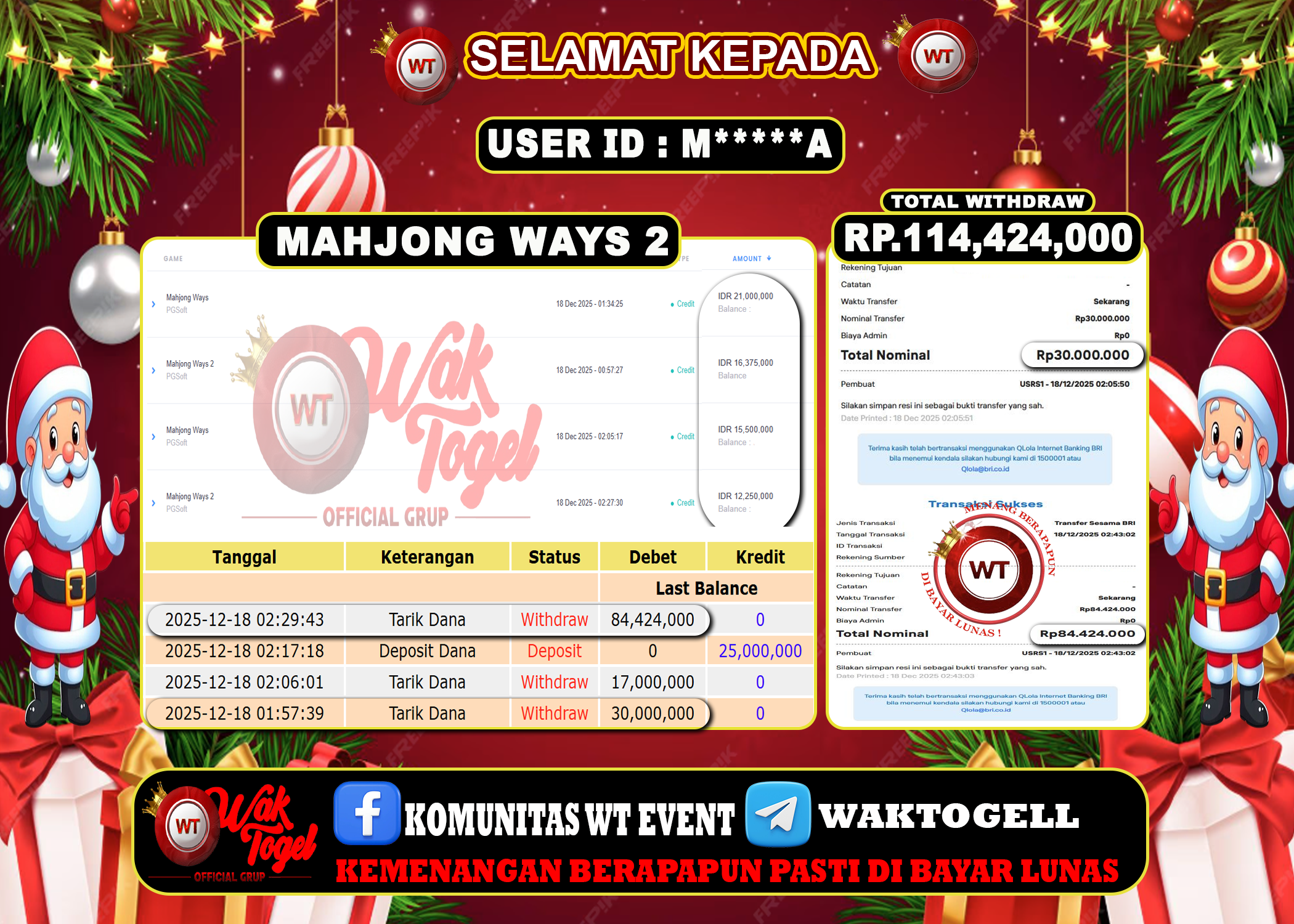 BUKTI PEMBAYARAN SLOT WAKTOGEL