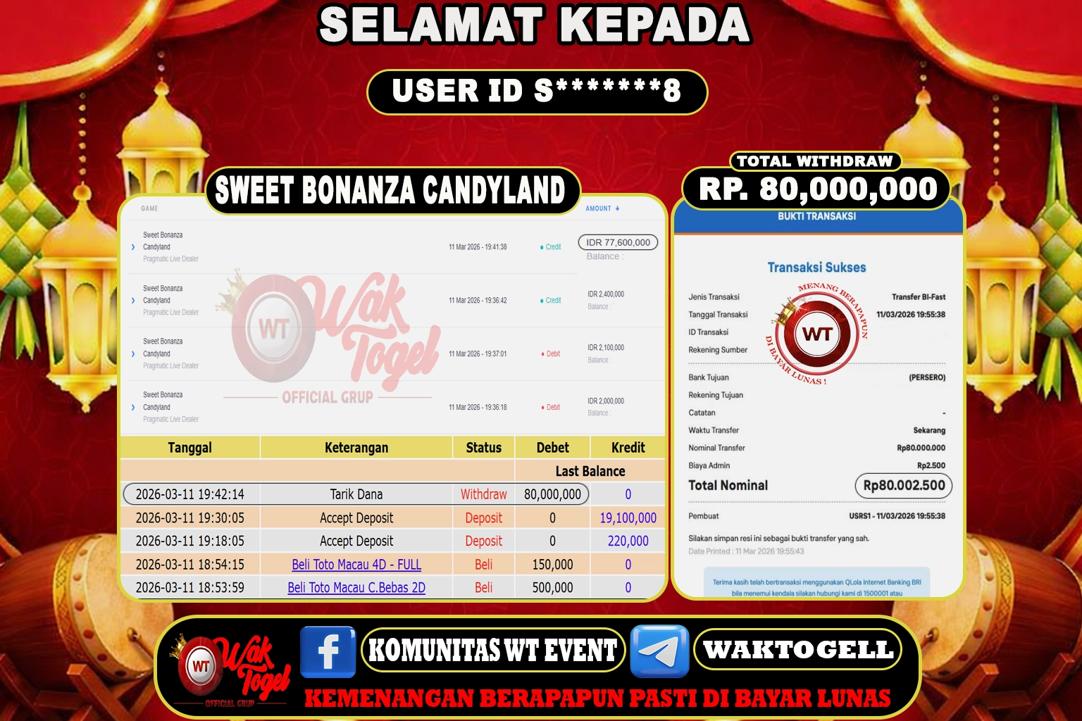 BUKTI PEMBAYARAN SLOT WAKTOGEL