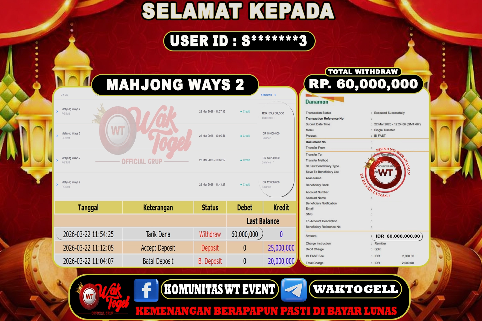 BUKTI PEMBAYARAN SLOT WAKTOGEL