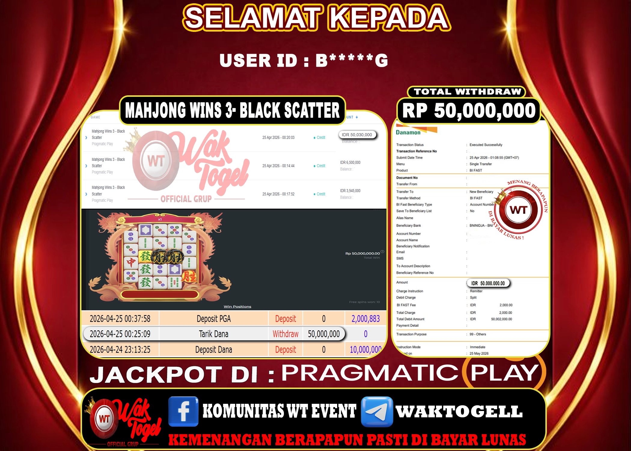 BUKTI PEMBAYARAN SLOT WAKTOGEL
