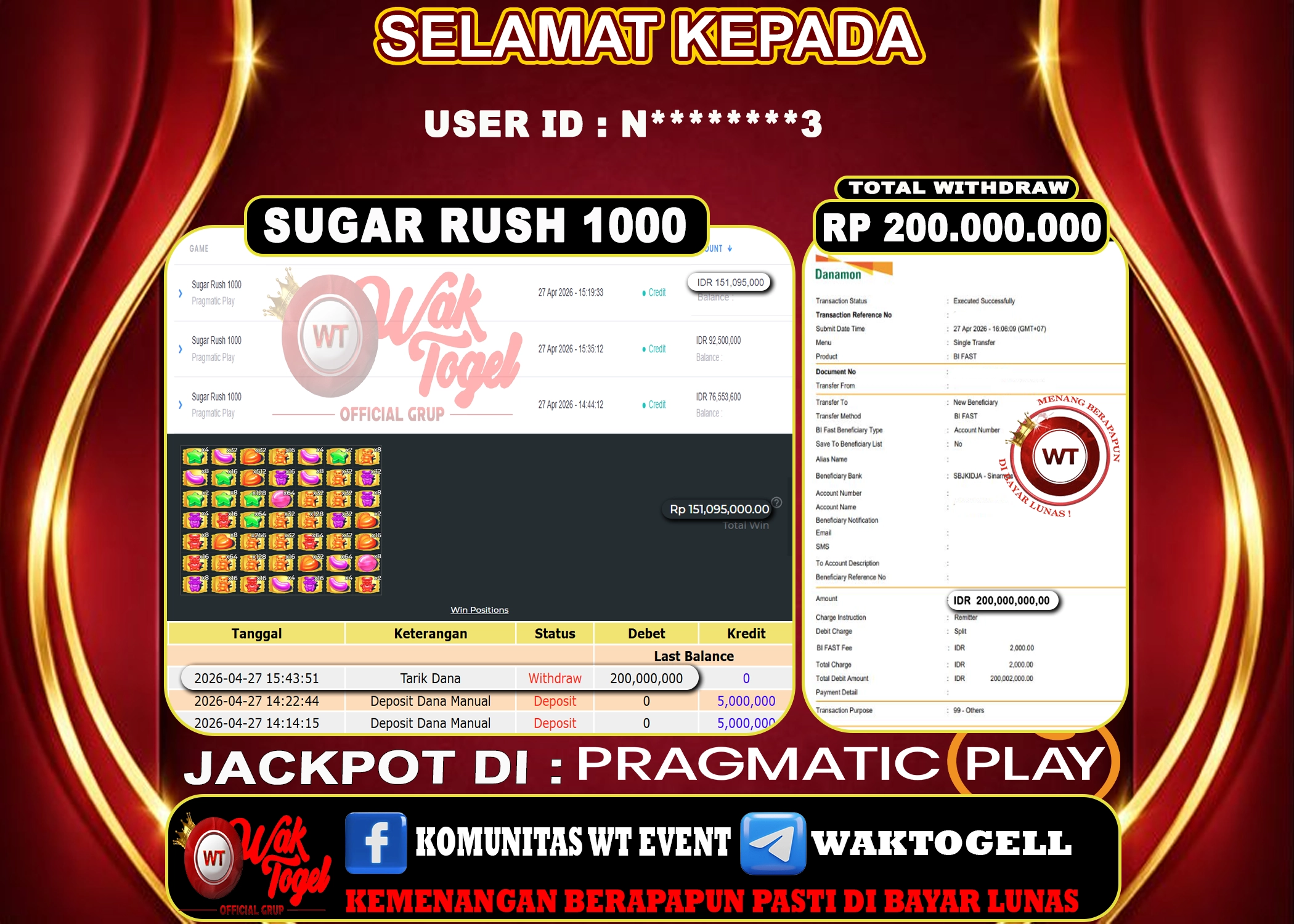 BUKTI PEMBAYARAN SLOT WAKTOGEL
